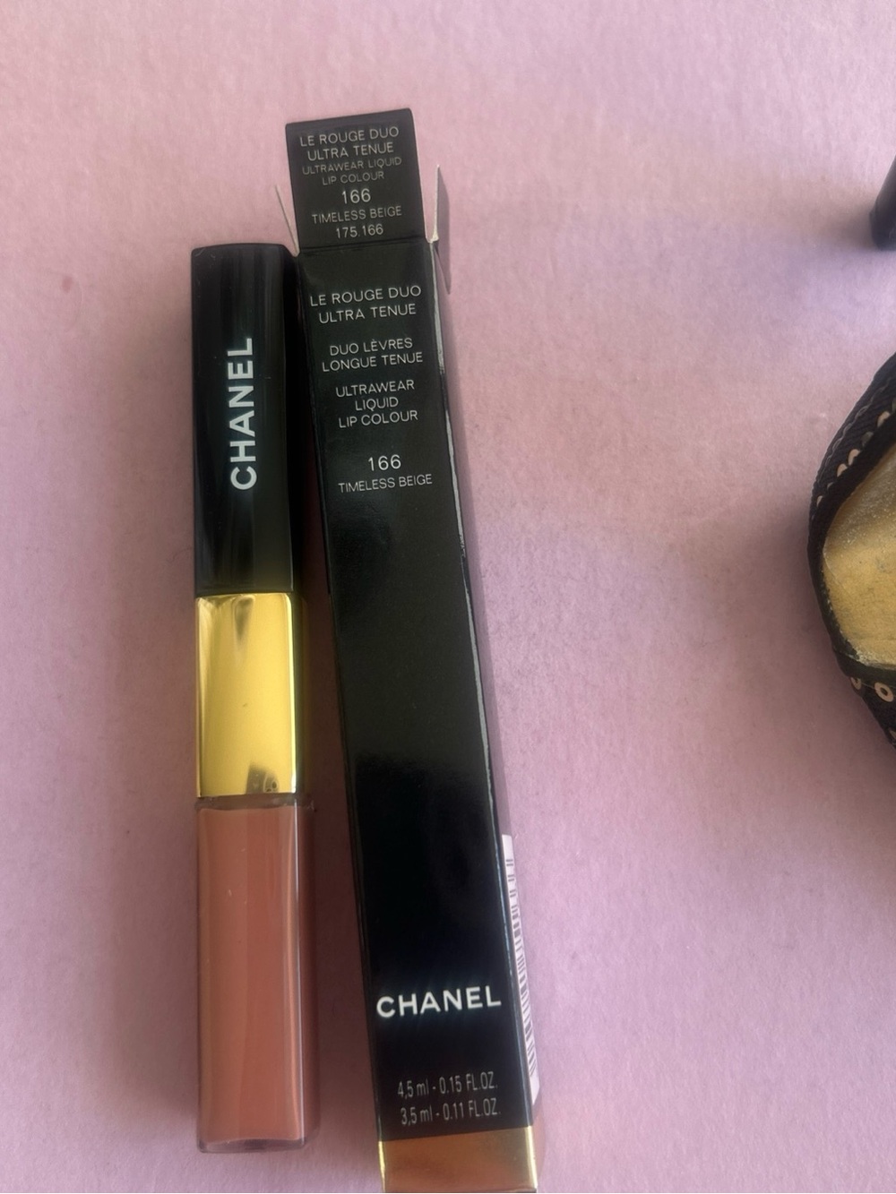 CHANEL Le Rouge Duo Ultra Tenue Liquid Lip Colour 166 Timeless Beige